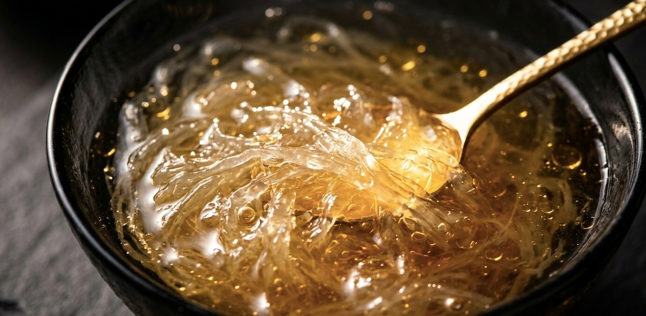 天然燕の巣とボーンブロス